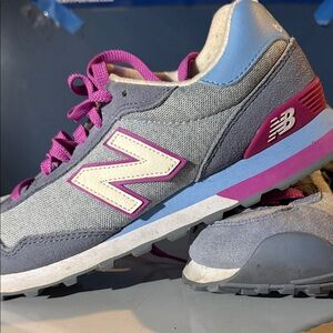 New Balance Women's Gray and Pink Sneakers